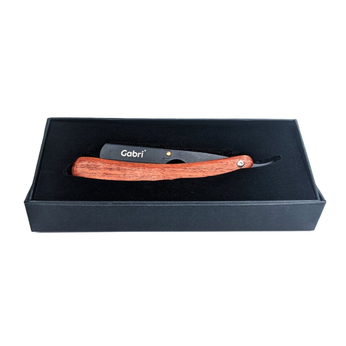 Gabri - Cut Throat Razor Authentic Wood 15cm - Kade Hair