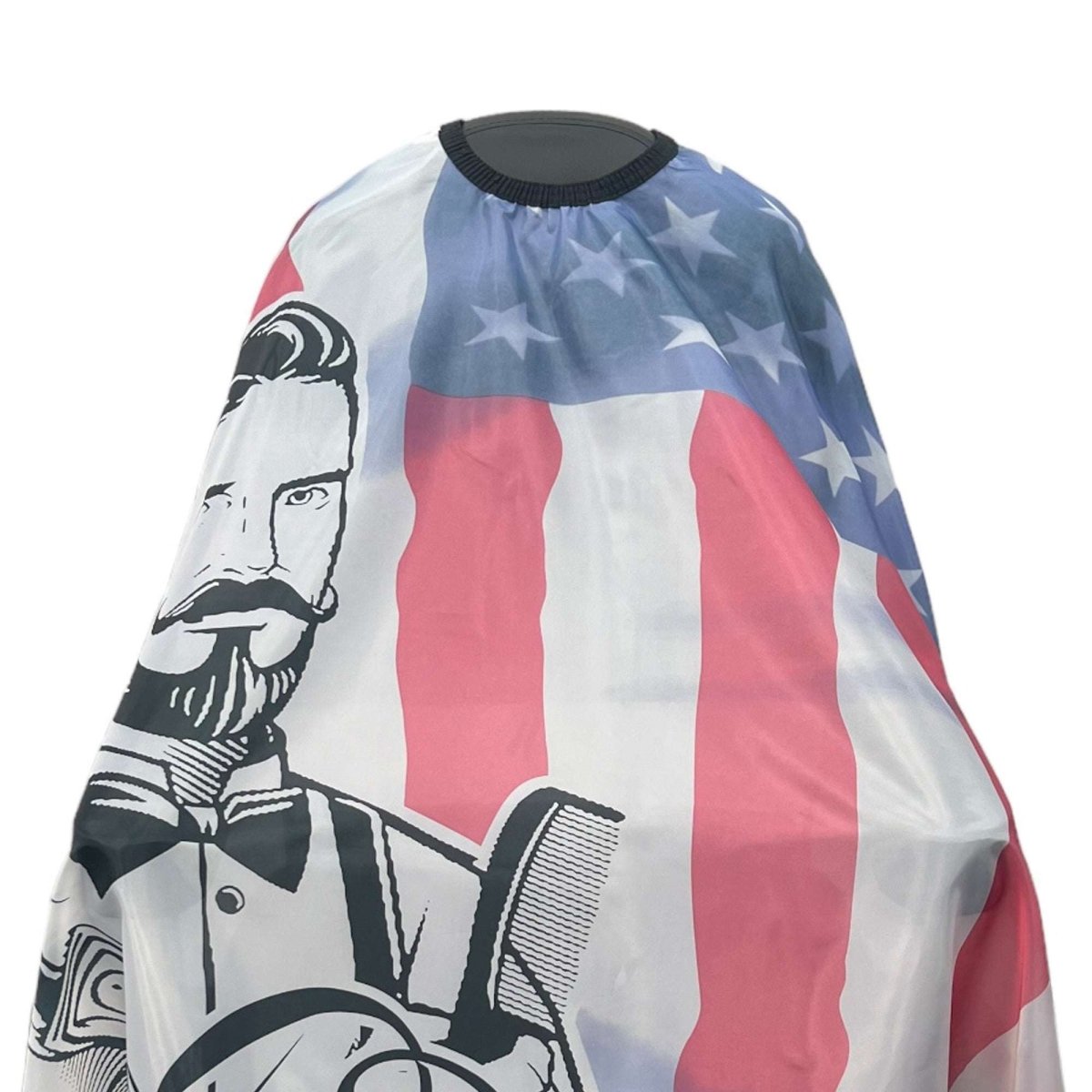 Gabri - Hair Cutting Capes & Gowns Blue & White Stripes - Kade Hair