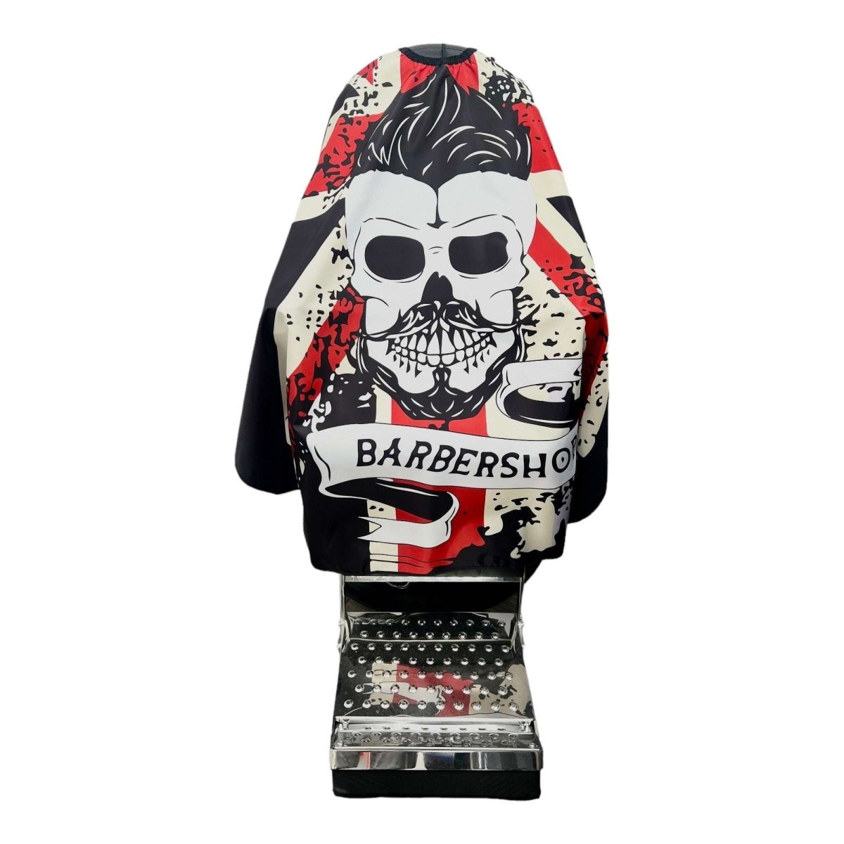 Gabri - Hair Cutting Capes & Gowns Blue & White Stripes - Kade Hair