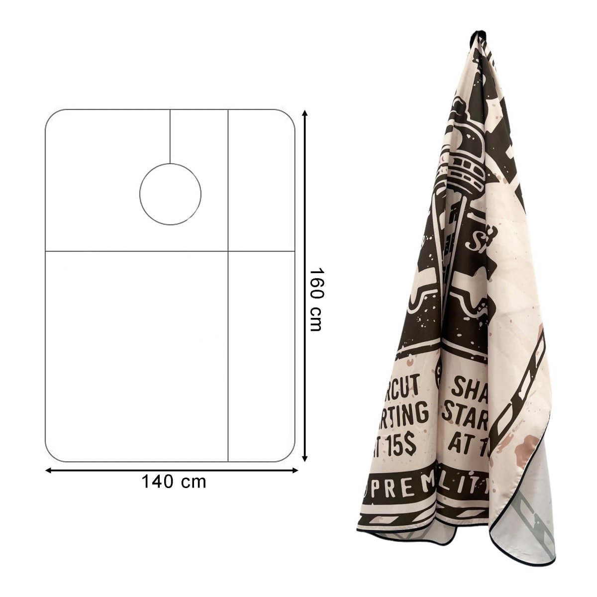 Gabri - Hair Cutting Capes & Gowns Design Series - Kade Hair