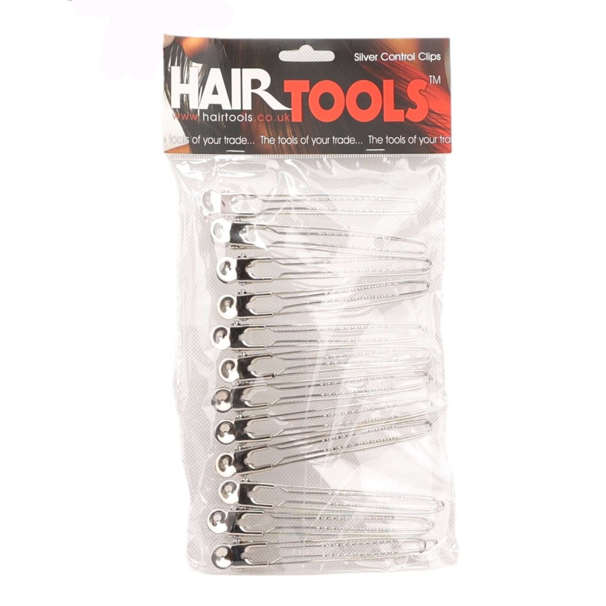 Hair Tools - Control Clips Silver 12pcs - Kade Hair