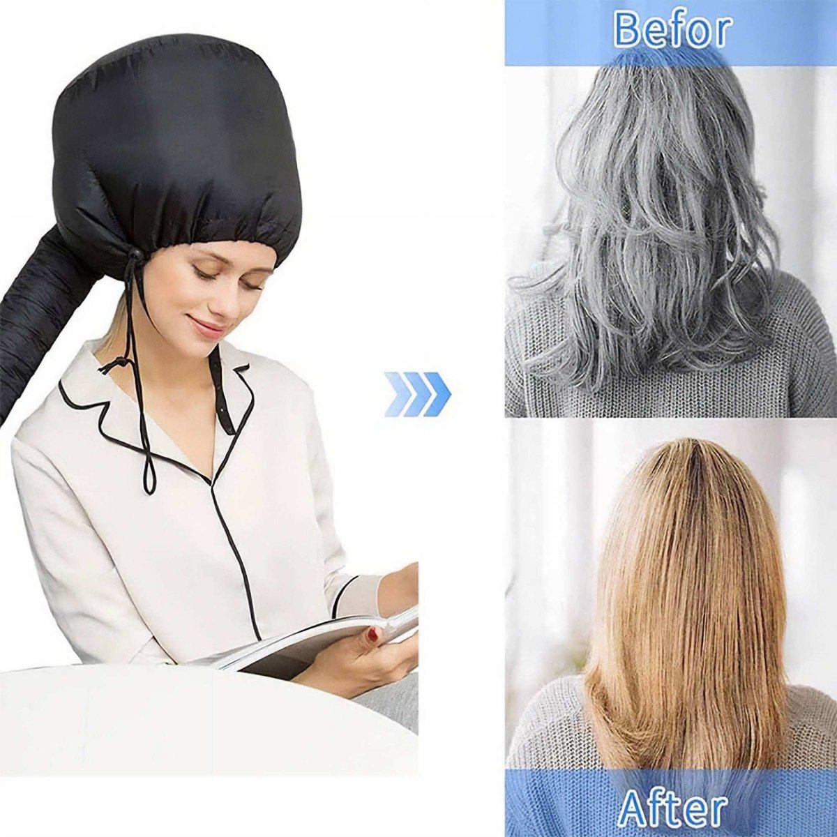 Hair Tools - Portable Hair Dryer Hood - Kade Hair