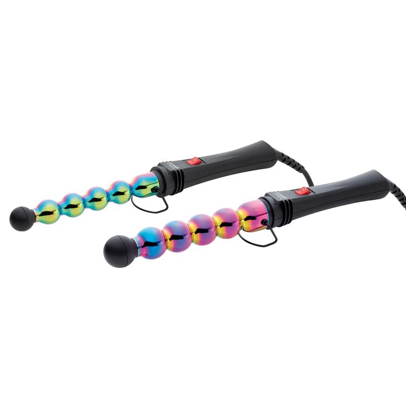 Gamma+ Rainbow Bubble Curling Wand - 33mm