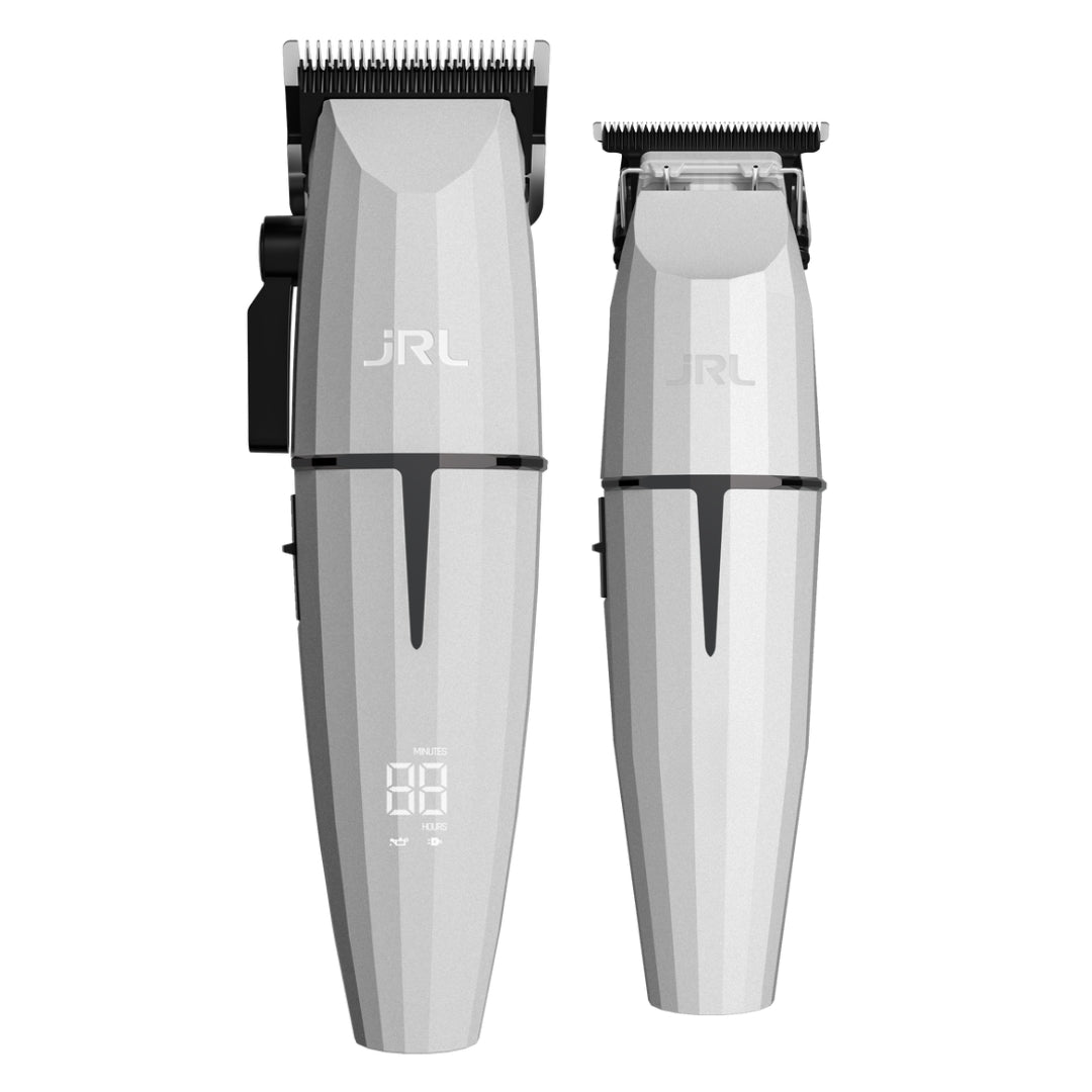JRL Onyx White Ghost Clipper & Trimmer Duo Kit - Kade Hair