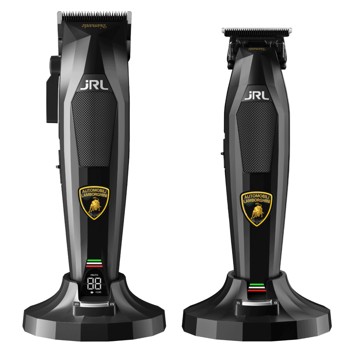JRL Professional x Lamborghini Diamante Cordless Clipper & Trimmer Combo Set - Black - Kade Hair