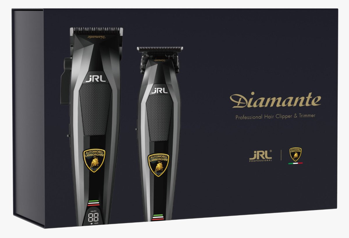 JRL Professional x Lamborghini Diamante Cordless Clipper & Trimmer Combo Set - Black - Kade Hair