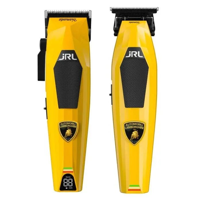 JRL Professional x Lamborghini Diamante Cordless Clipper & Trimmer Combo Set - Yellow - Kade Hair