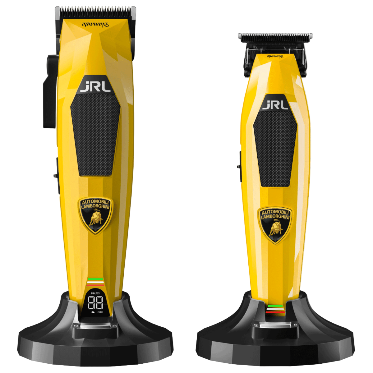 JRL Professional x Lamborghini Diamante Cordless Clipper & Trimmer Combo Set - Yellow - Kade Hair