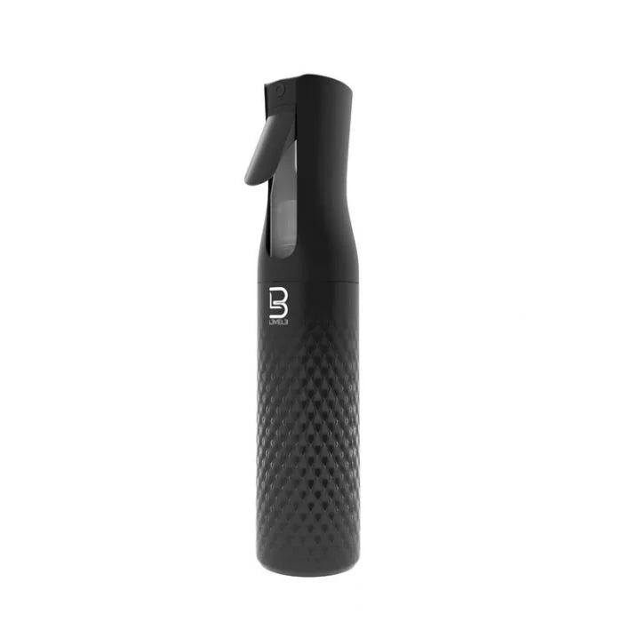 L3VEL3 Beveled Continuous Spray Bottle - Black - Kade Hair