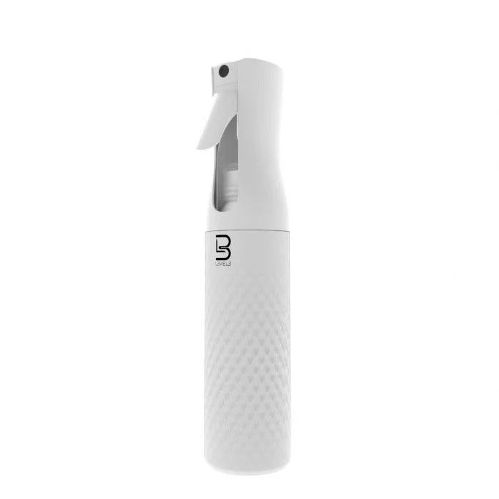 L3VEL3 Beveled Mist Spray Bottle - White - Kade Hair