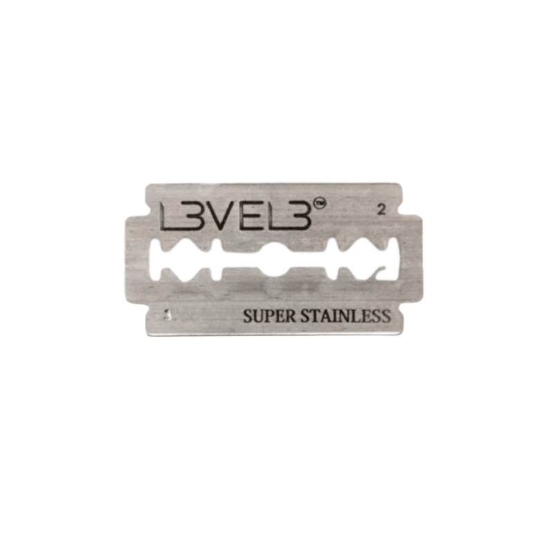 L3VEL3 Double Edge Chromium Ceramic Platinum Replacement Razor Blades - 100ct - Kade Hair