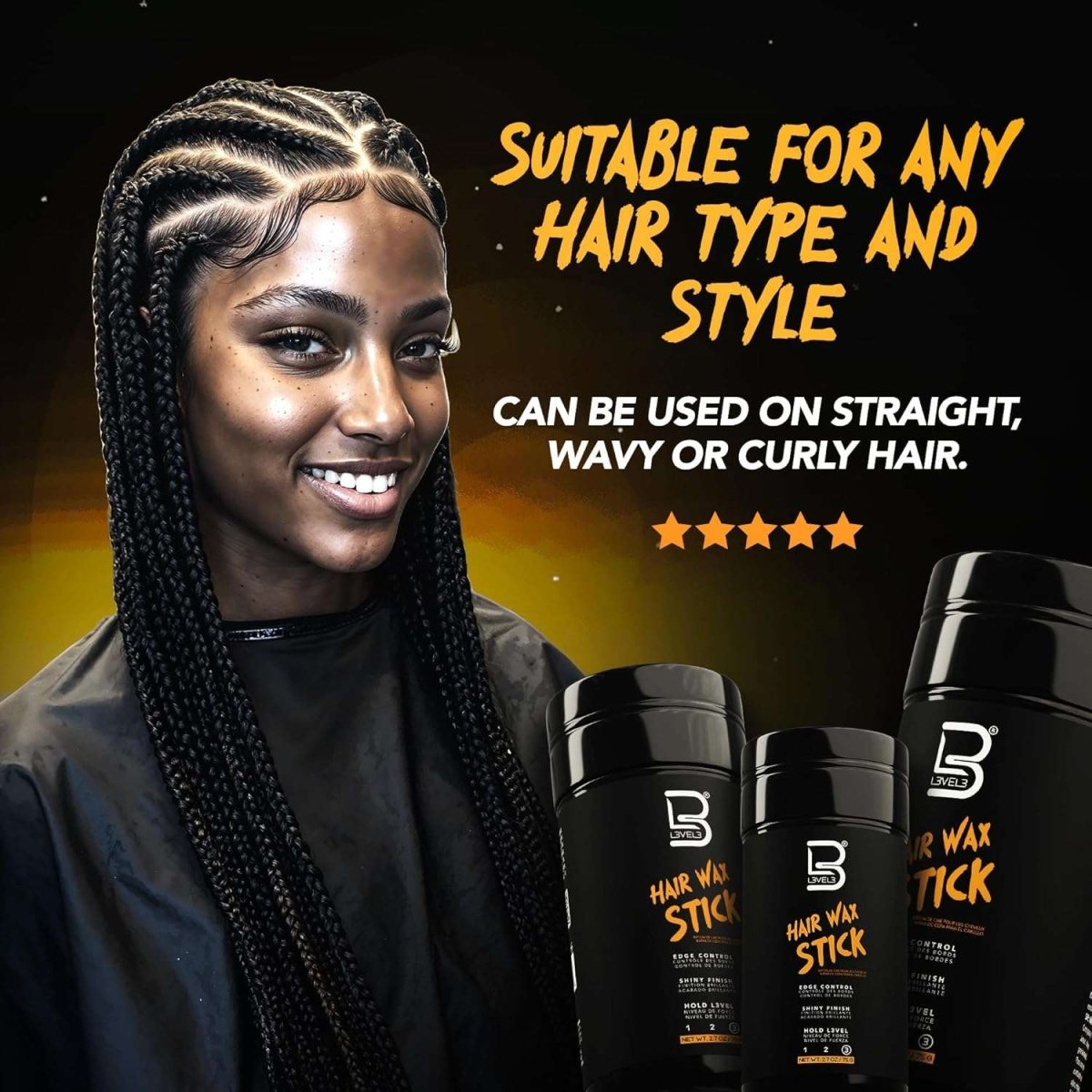 L3VEL3 Hair Wax Stick - Kade Hair