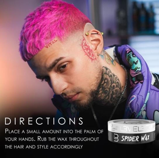 L3VEL3 Spider Wax (150ml/5.07oz) - Kade Hair