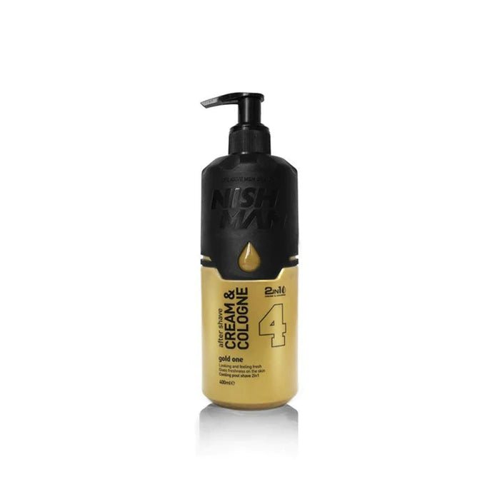 Nishman 2 - in - 1 Aftershave Cream & Cologne (400ml/13.5oz) - Kade Hair