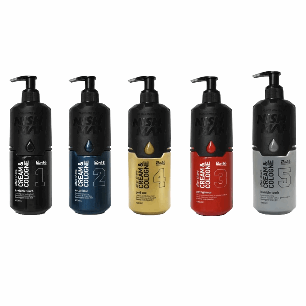 Nishman 2 - in - 1 Aftershave Cream & Cologne (400ml/13.5oz) - Kade Hair