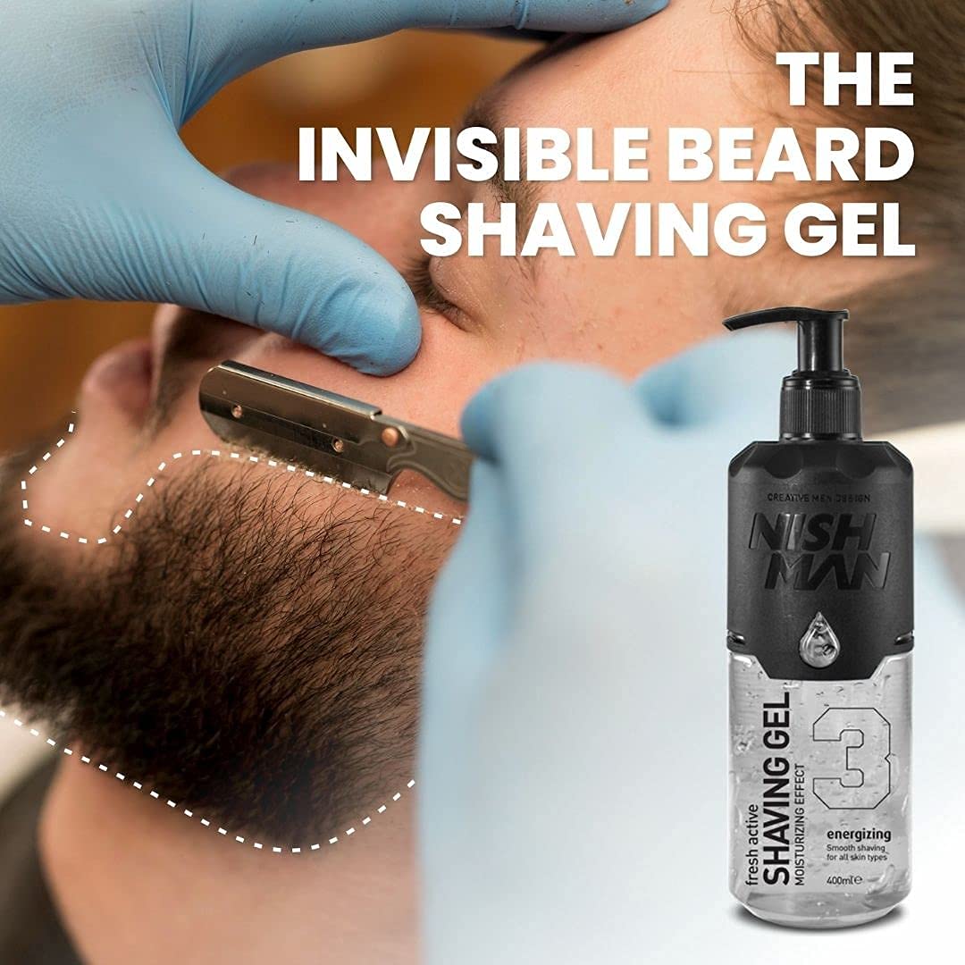 Nishman Shaving Gel (400ml/13.5oz) - Kade Hair