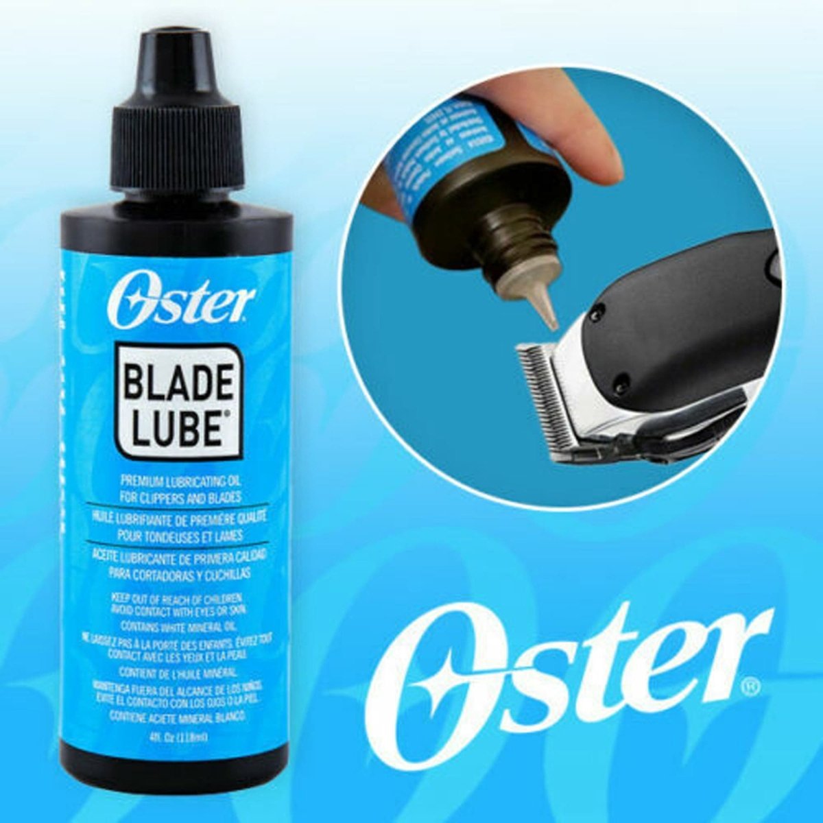 Oster - Clipper Blade Oil 118ml - Kade Hair