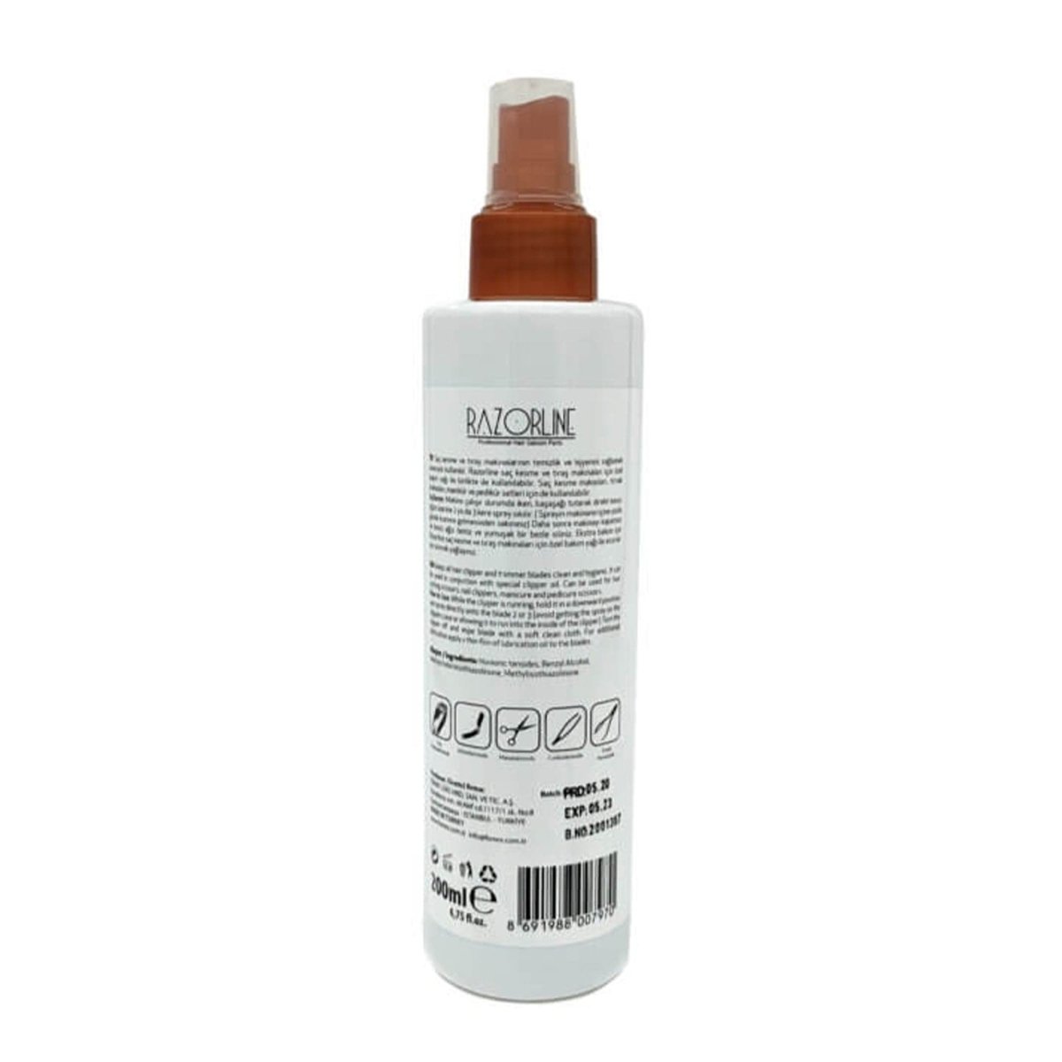 Razorline - Clipper Oil Hygienic Spray 200ml - Kade Hair