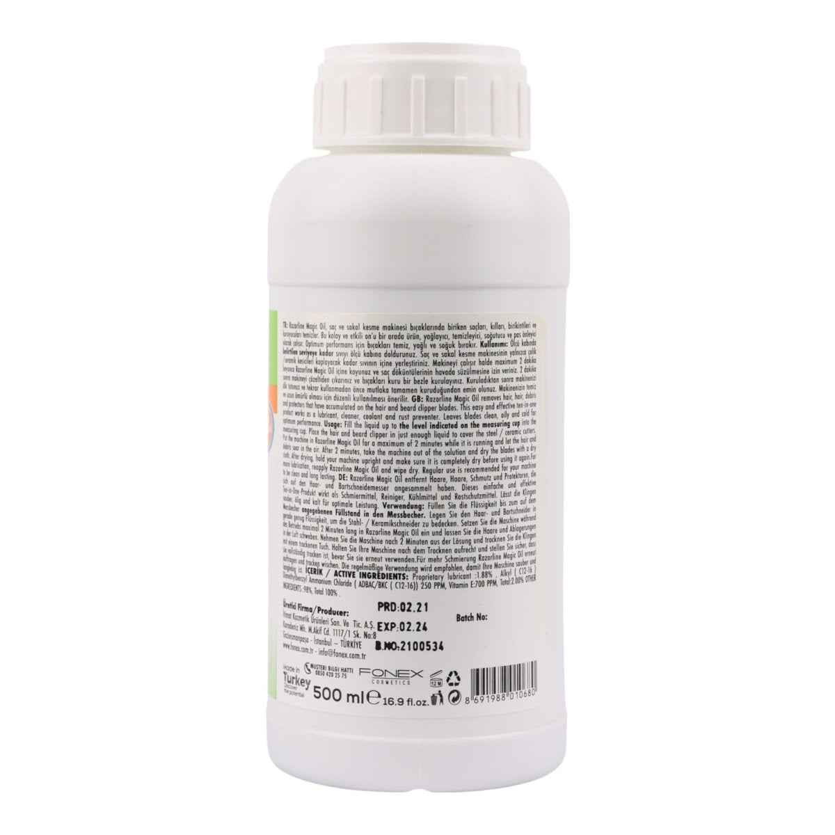 Razorline - Clipper Oil Magic Oil 10 - in - 1 500ml - Kade Hair