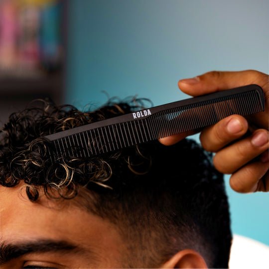 Rolda 7" Carbon - Fiber Barber Styling Comb - Kade Hair