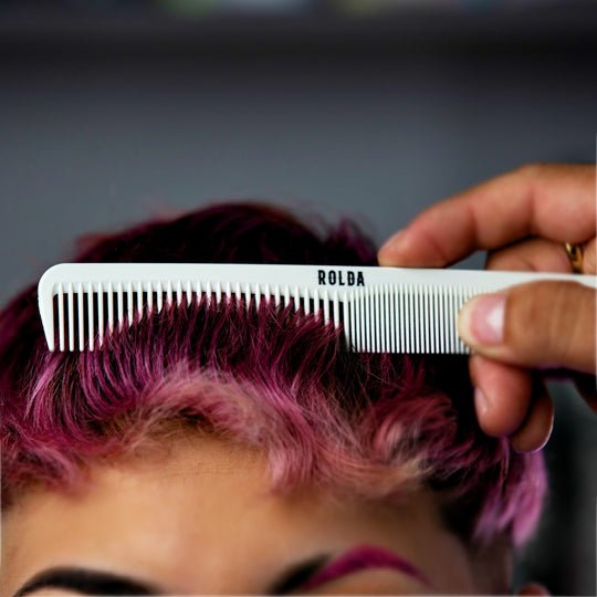 Rolda 7" Carbon - Fiber Barber Styling Comb - Kade Hair