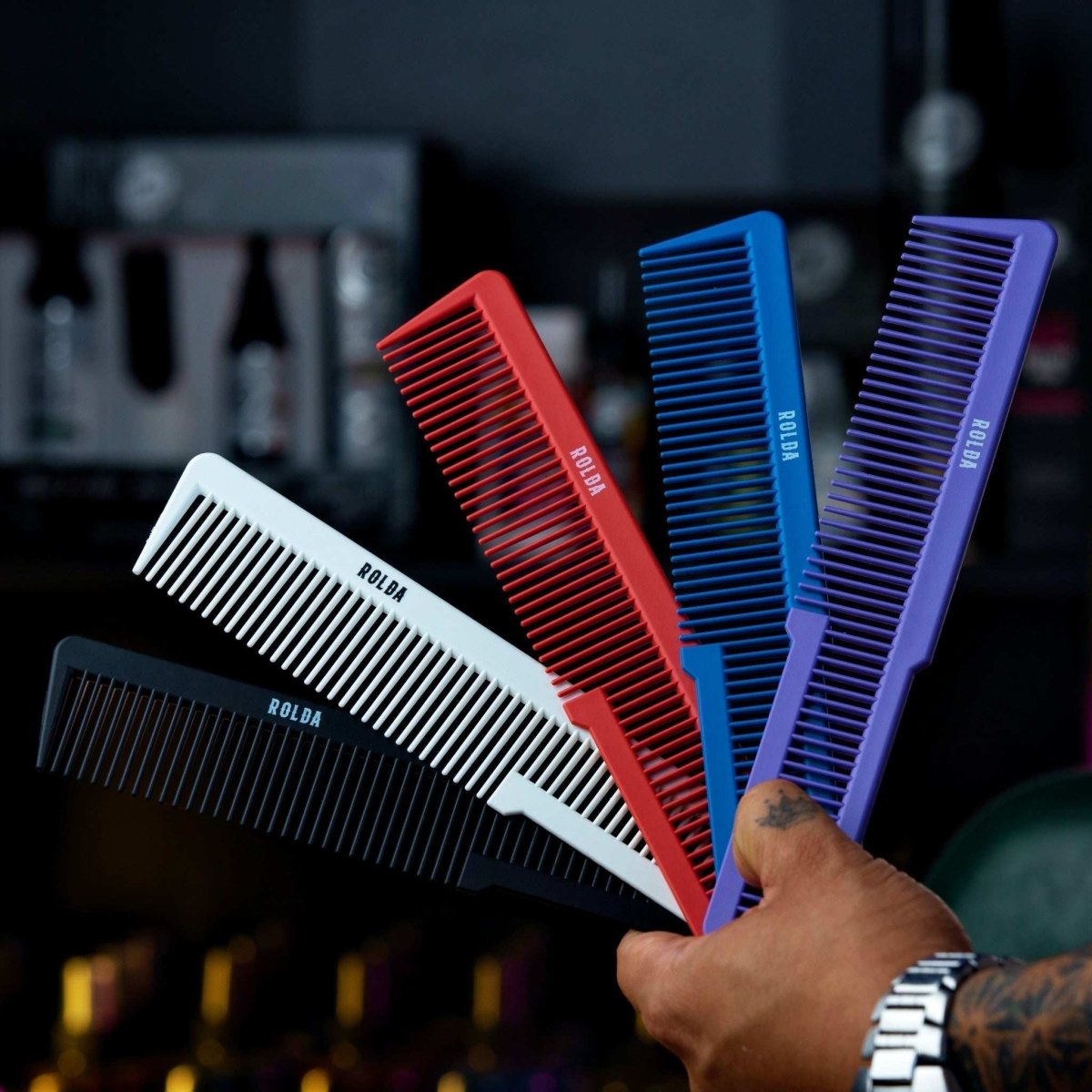 Rolda 8" Carbon - Fiber Cutting Comb - Kade Hair