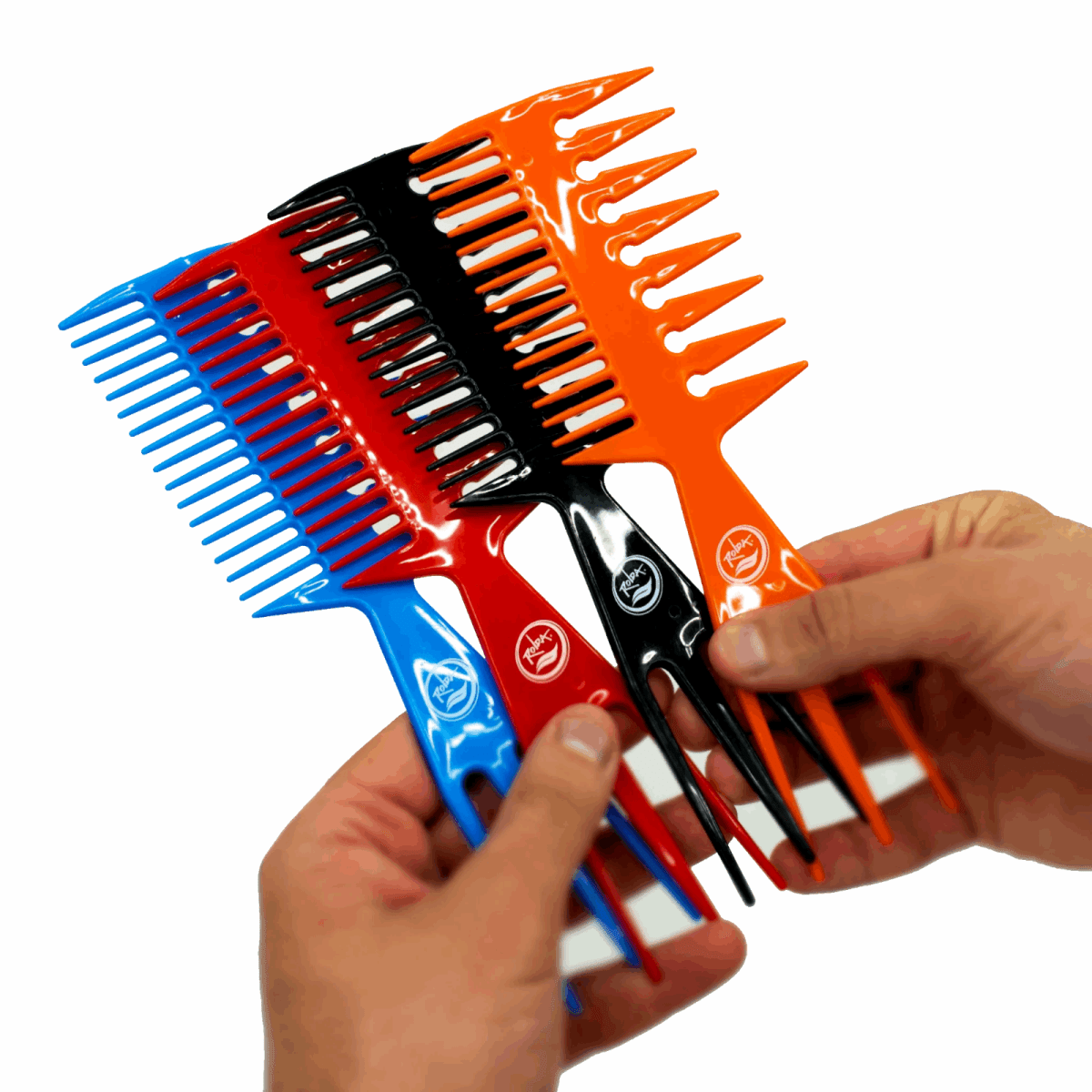Rolda 8.25" Multi - Style 3 - in - 1 Barber Fish Comb - Kade Hair