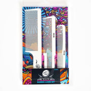 Rolda Barber Hair Styling Comb Kit - 3pk - Kade Hair
