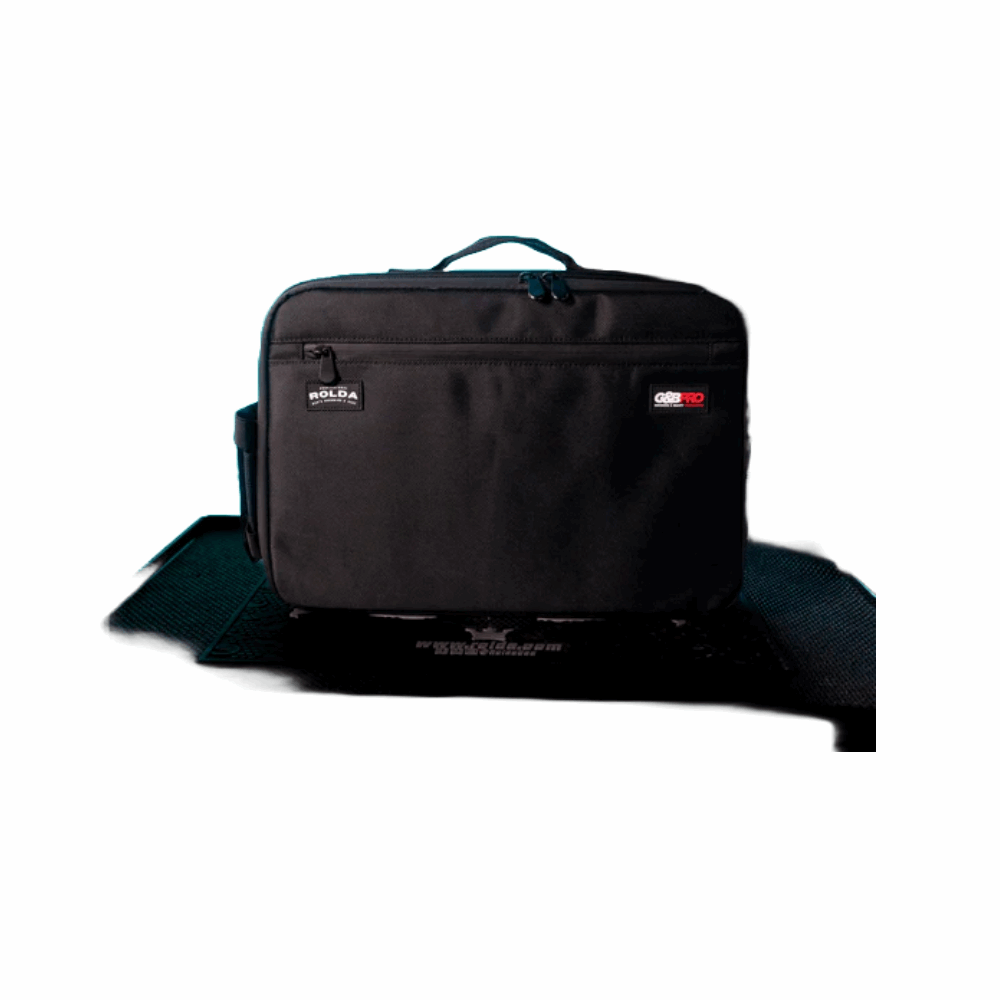 Rolda Black Crossbody Mobile Station Barber Bag - Kade Hair