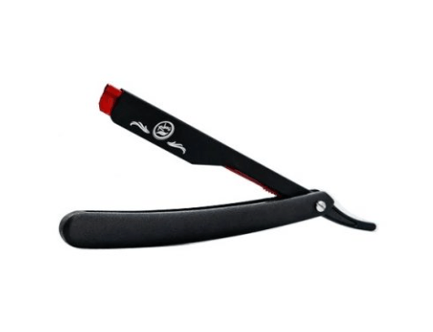 Rolda Classic Matte Black Straight Razor Blade Holder - Kade Hair