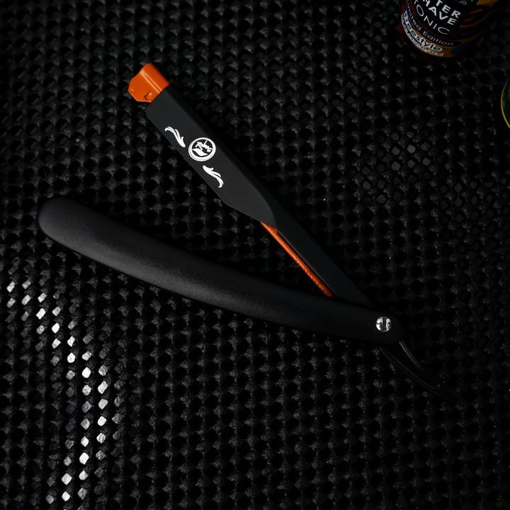 Rolda Classic Matte Black Straight Razor Blade Holder - Kade Hair