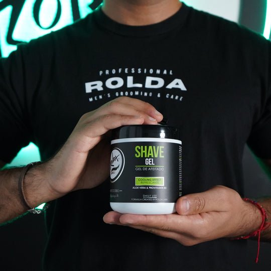 Rolda Shave Gel Cooling Effect w/ Aloe Vera & Provitamin B5 (17.63oz/500g) - Kade Hair