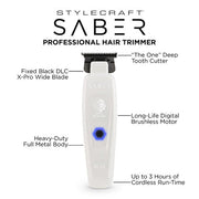 StyleCraft Saber Trimmer - White