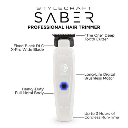 StyleCraft Saber Trimmer - White
