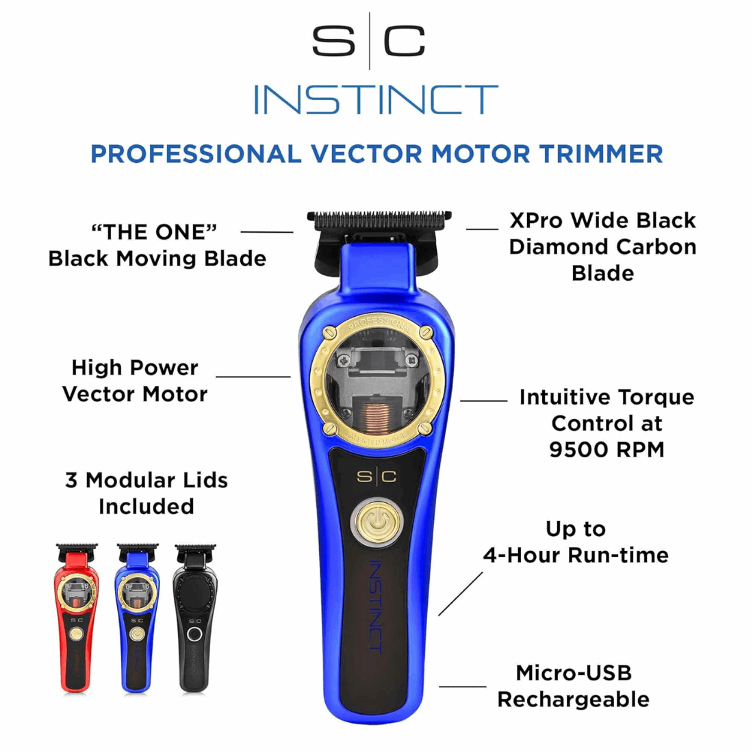 StyleCraft Instinct Cordless Trimmer - Kade Hair