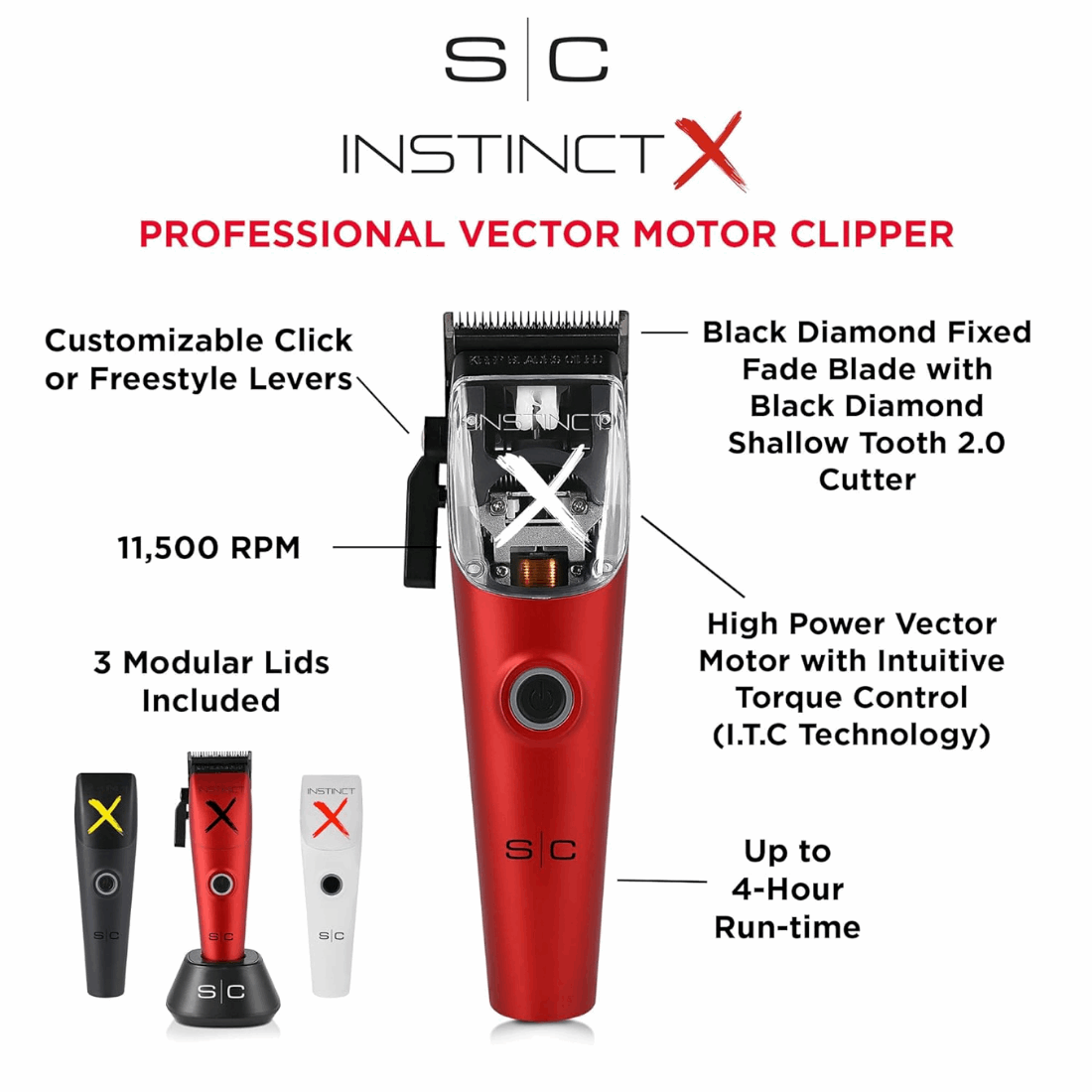 STYLECRAFT INSTINCT - X CORDLESS HAIR CLIPPER - Kade Hair