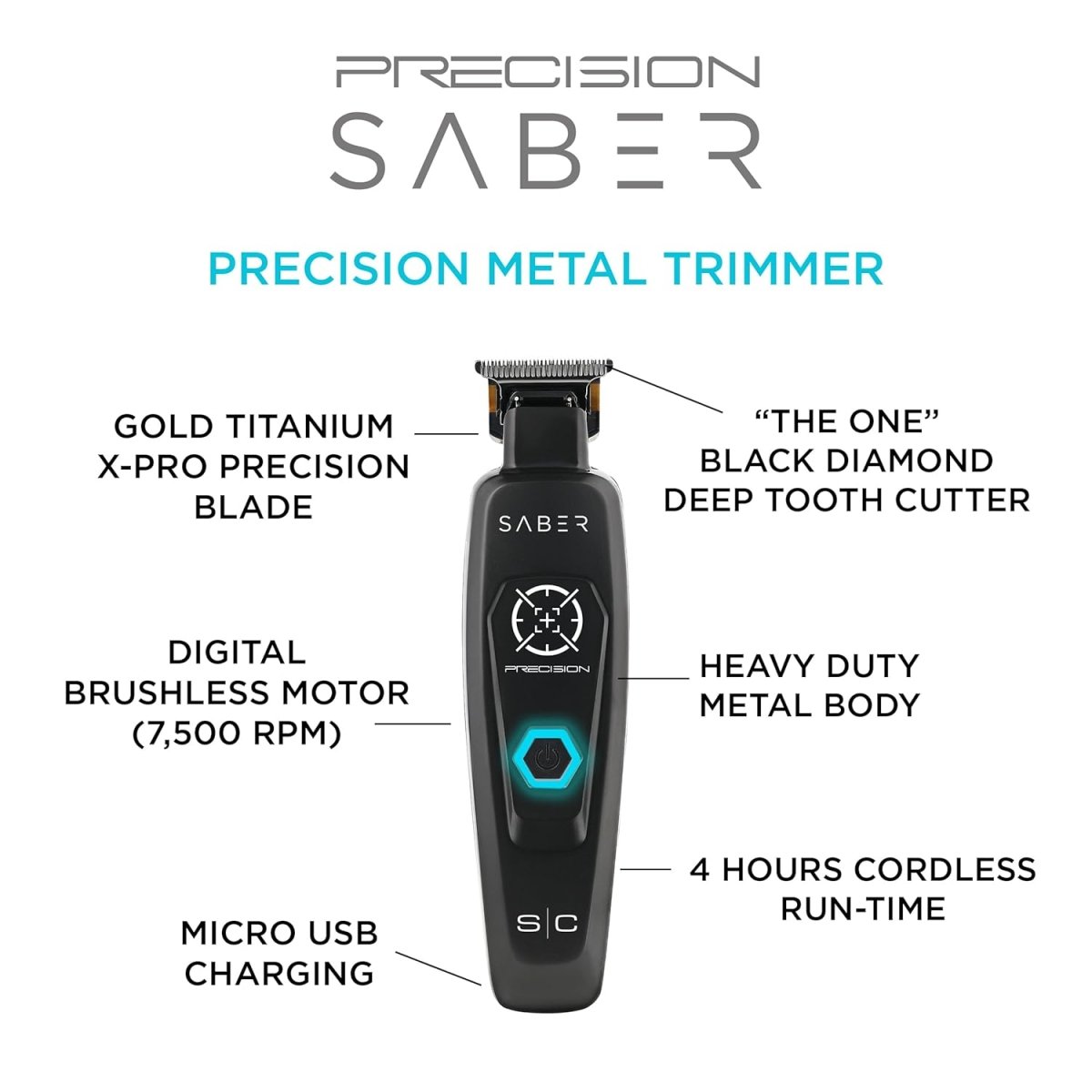 StyleCraft Precision Saber Trimmer - Kade Hair