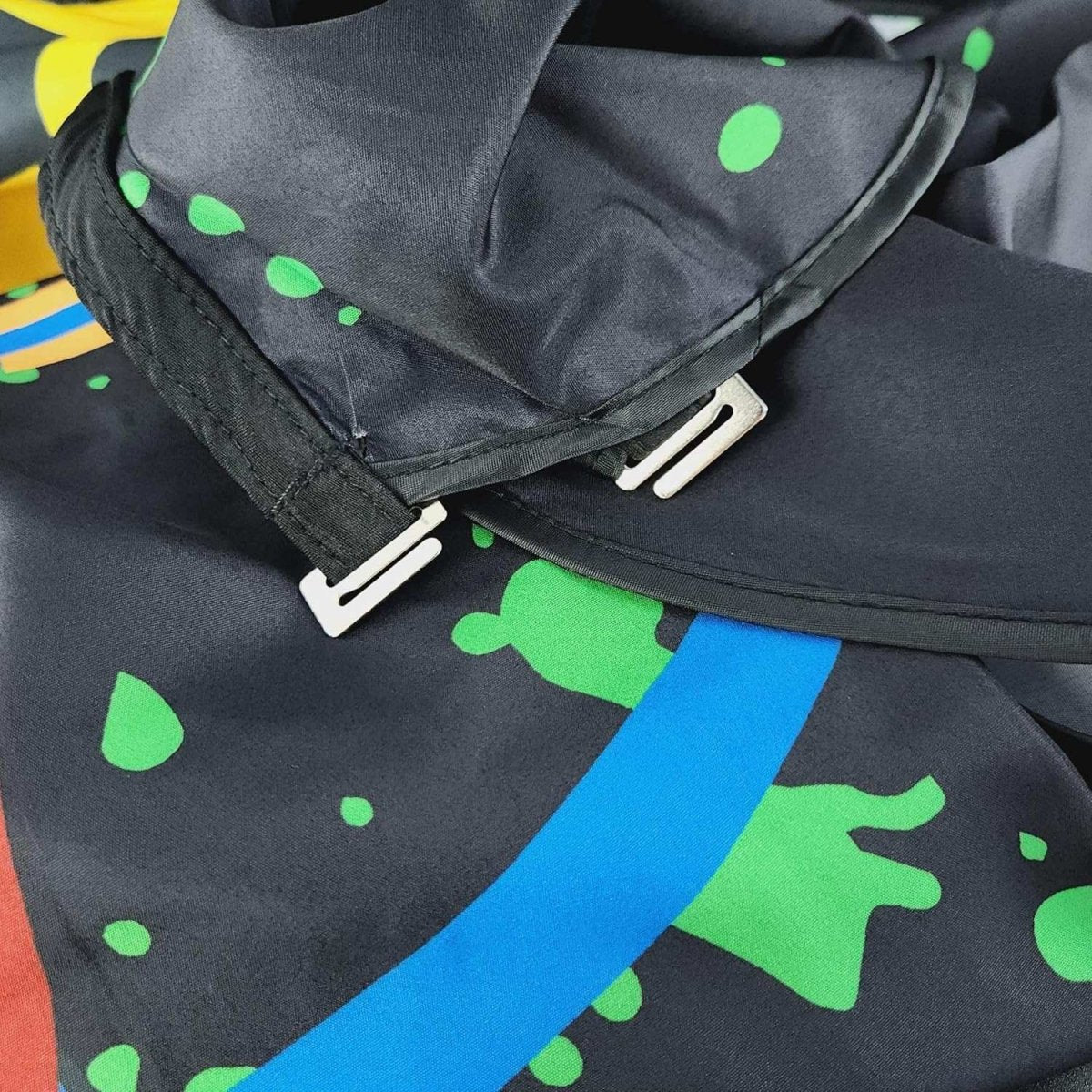 StyleCraft Radioactive Barber & Stylist Cape - Black - Kade Hair