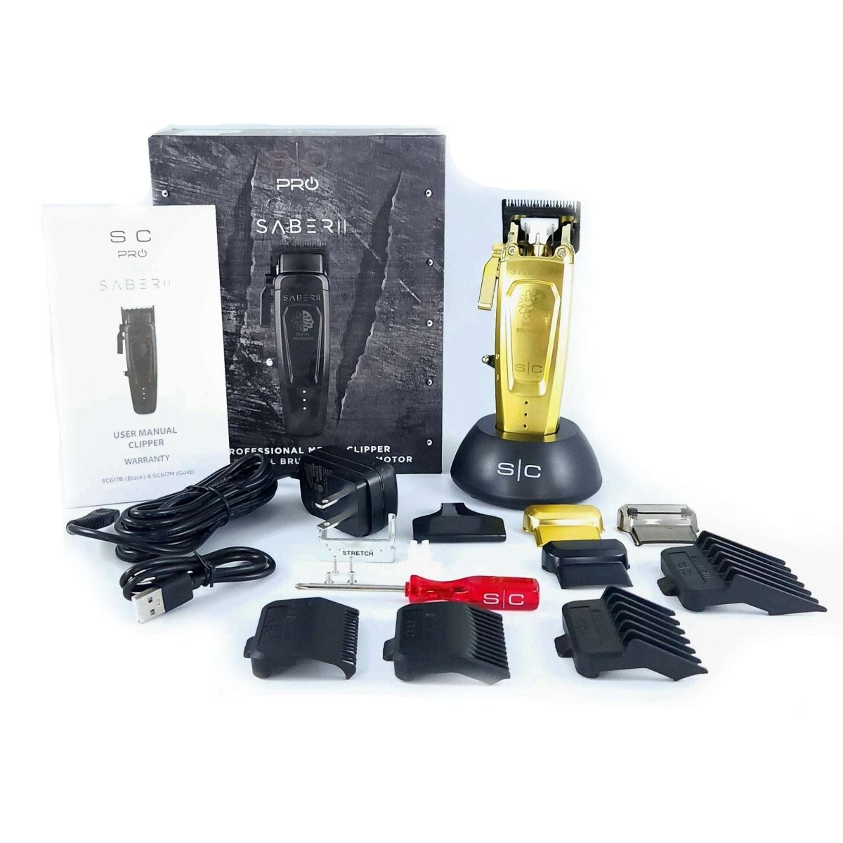 StyleCraft Saber 2.0 Cordless Modular Clipper - Gold - Kade Hair