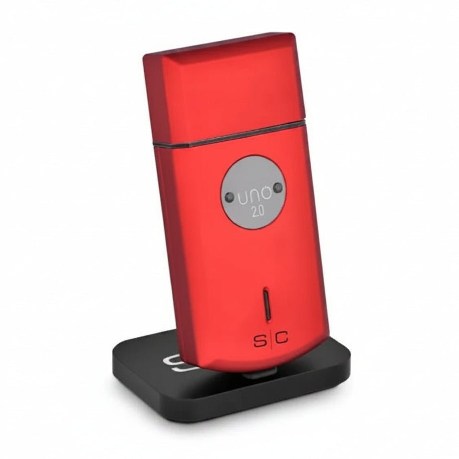 StyleCraft Uno 2.0 USB Rechargeable Single Foil Shaver - Red (SC803R) - Kade Hair