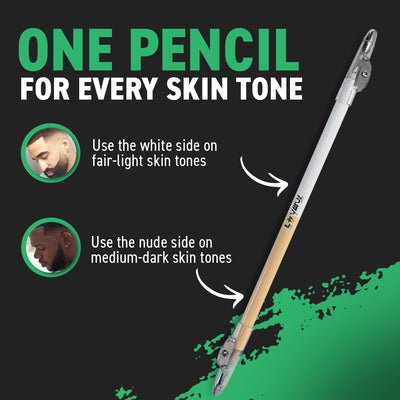 Tomb45 Precision Double Sided Barber Pencil White/Nude (3pk) - Kade Hair