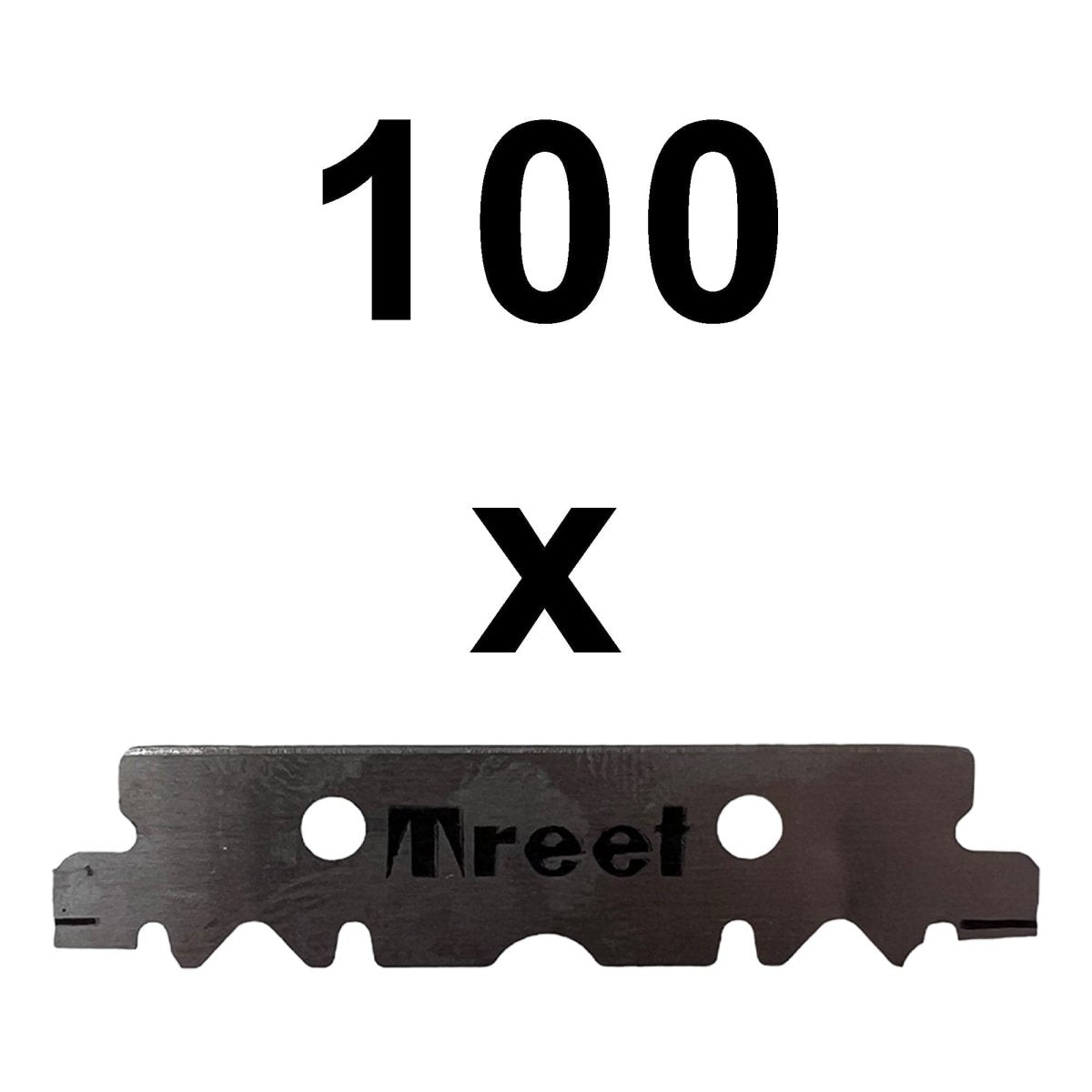 Treet - Platinum Single Edge Razor Blades (100pcs) - Kade Hair
