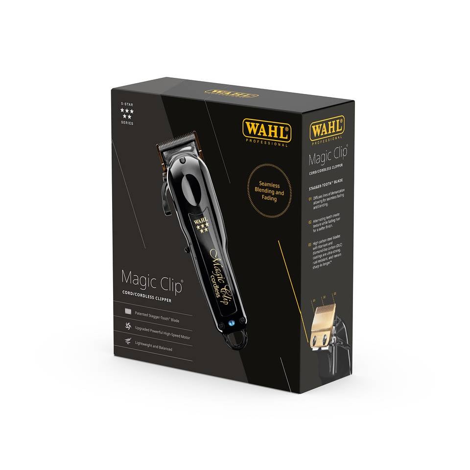 Wahl 5 Star Magic Clip Cordless Clipper - Black - Kade Hair