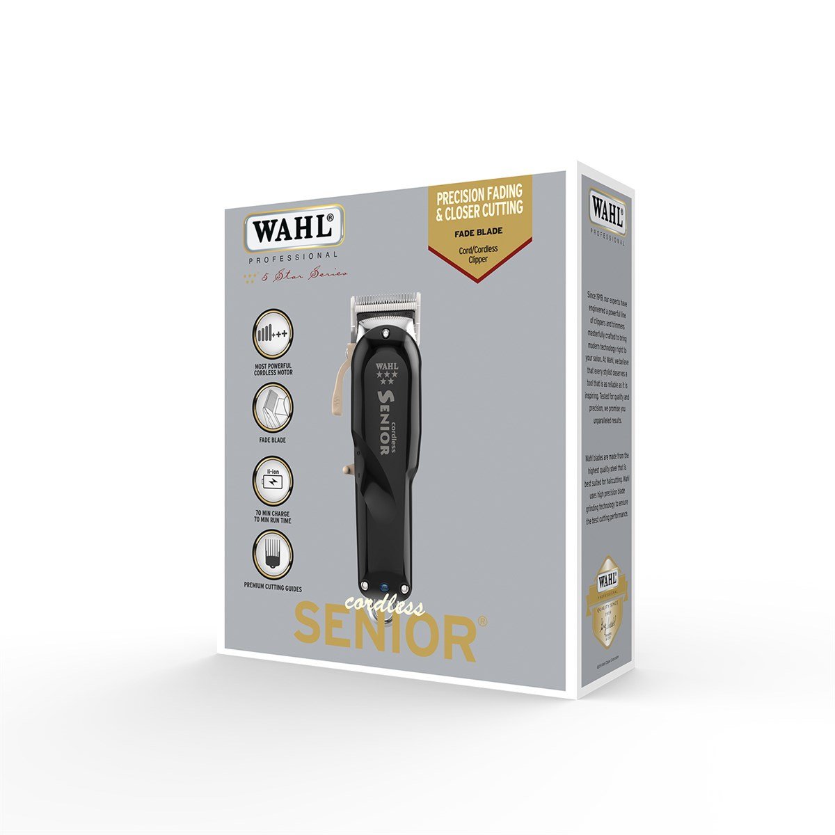 Wahl 5 - Star Senior Cordless Clipper - Kade Hair