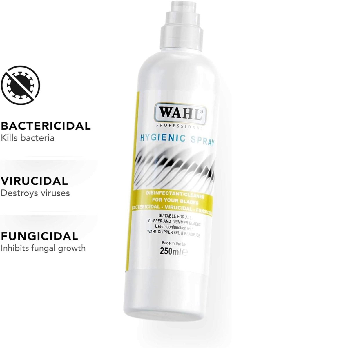 Wahl - Hygienic Clipper Spray 250ml - Kade Hair