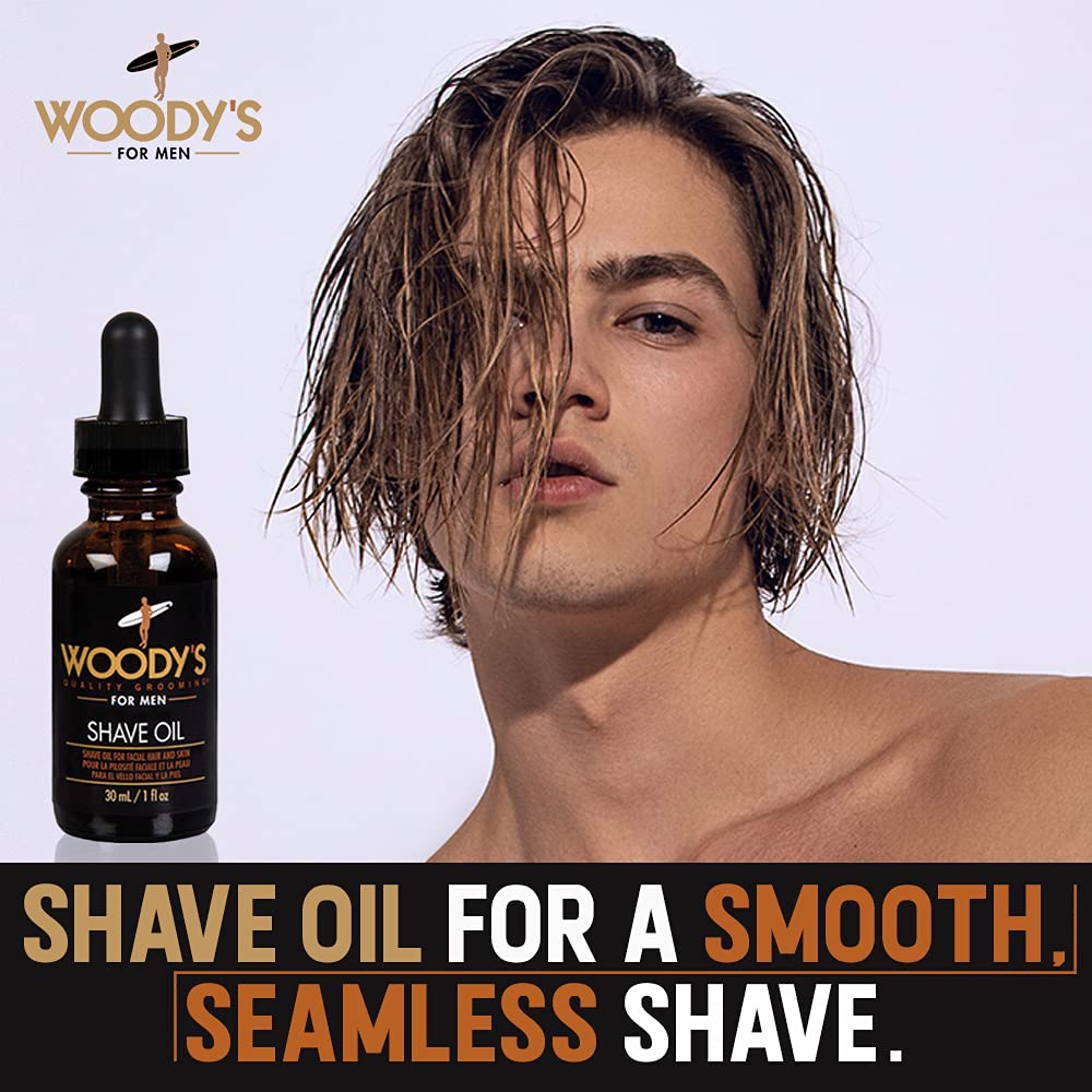 Woody's Shave Oil for Men (30ml/1oz) - Kade Hair