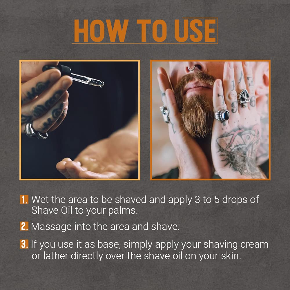 Woody's Shave Oil for Men (30ml/1oz) - Kade Hair